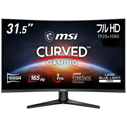 MSI Optix G321C 湾曲率1000Rゲーミングモニター MSI ゲーミングモニター Optix G321C